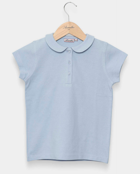 polo piqué col rond mc Ciel