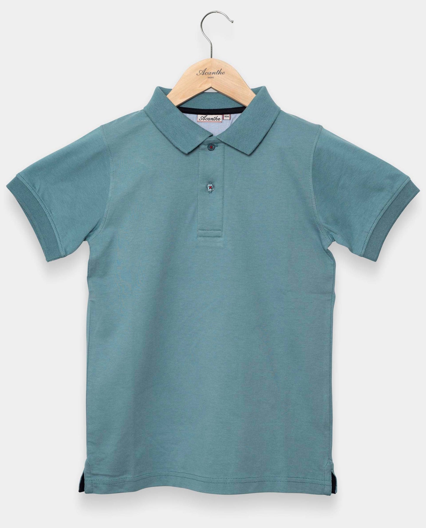 polo jersey mc JG bleu vert