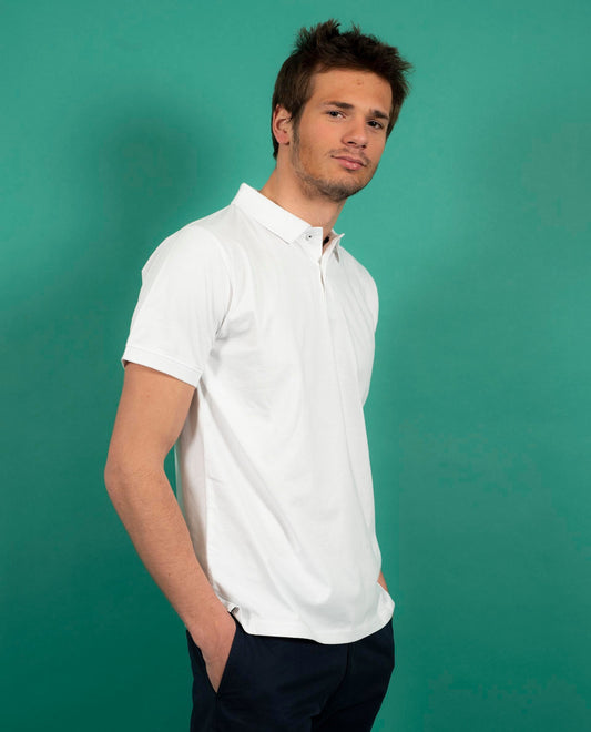polo jersey mc Blanc