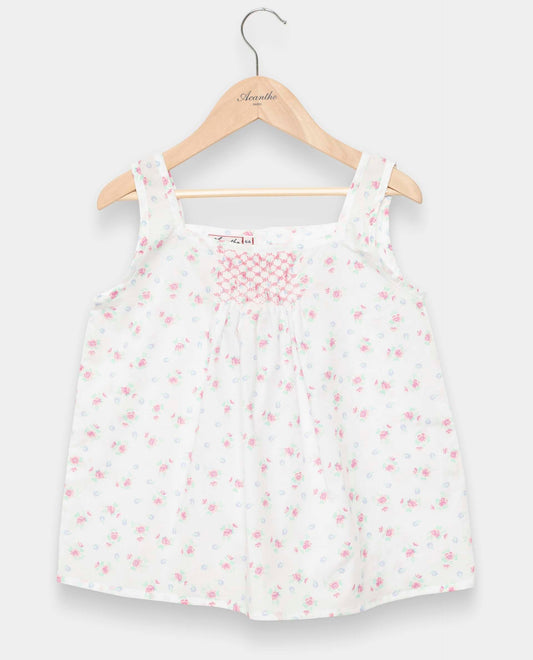 pyjashort imprimé fleurs