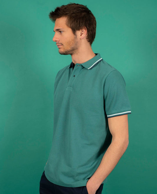 polo piqué mc Vert