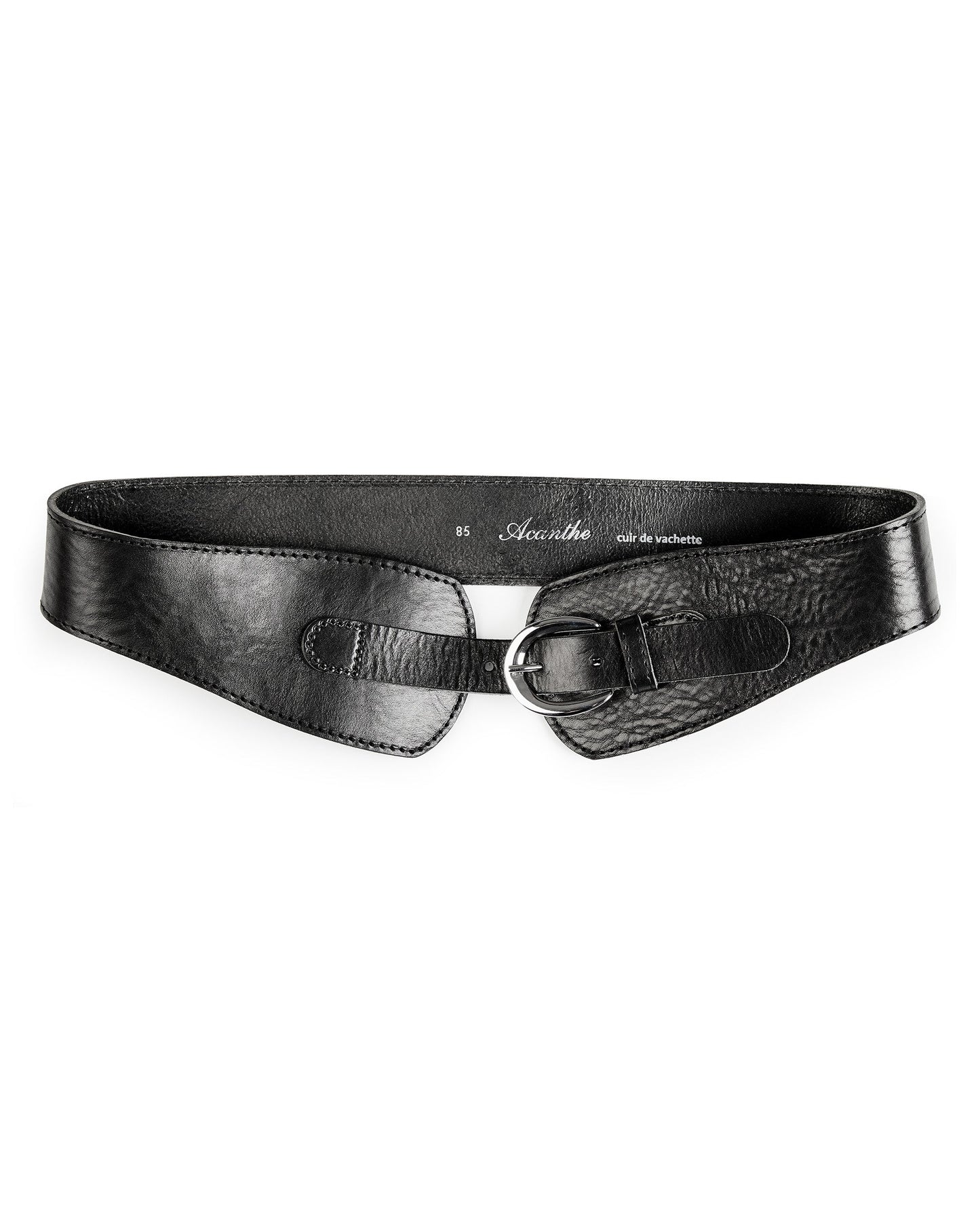 ceinture large Noir