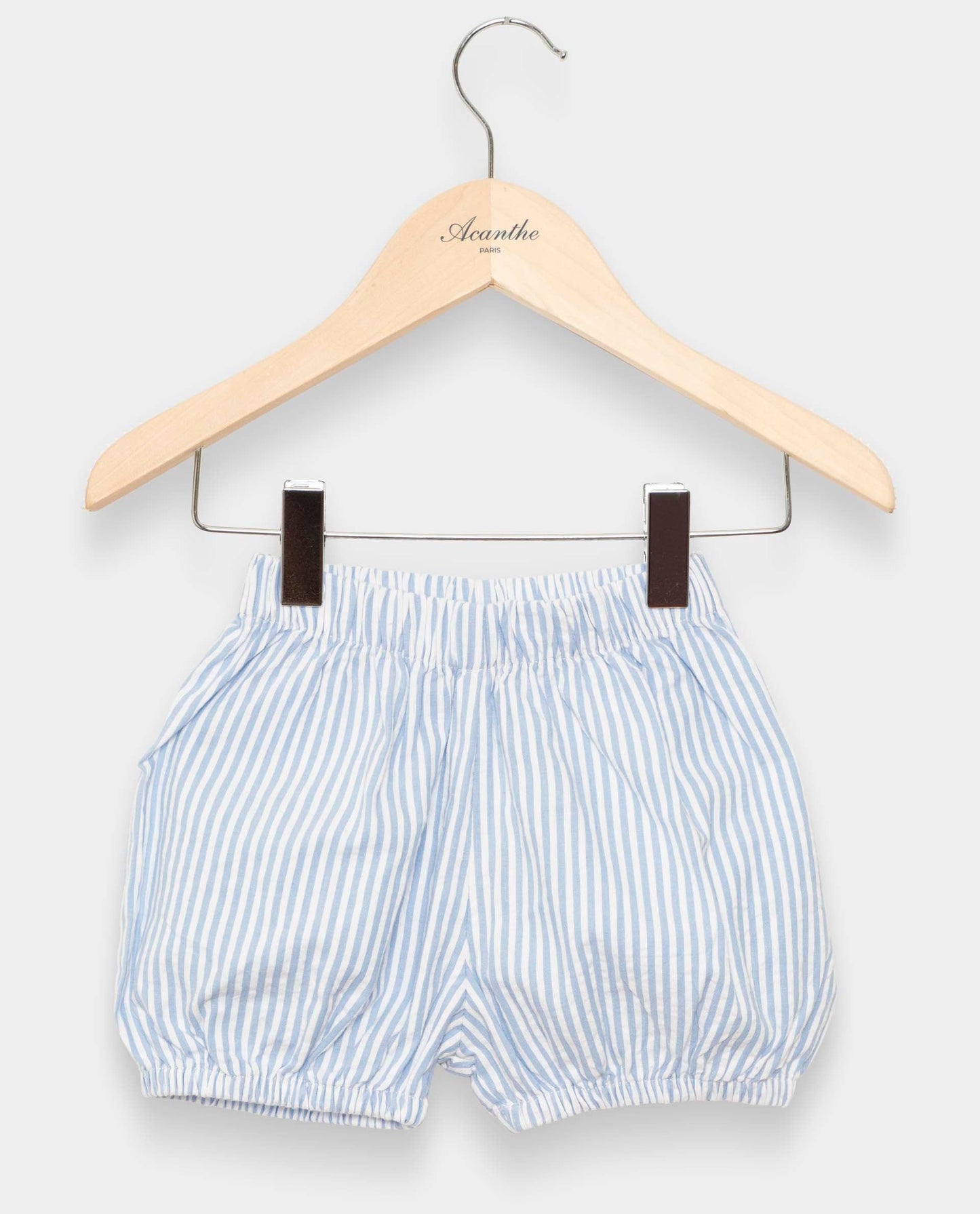 bloomer seersucker rayure ciel