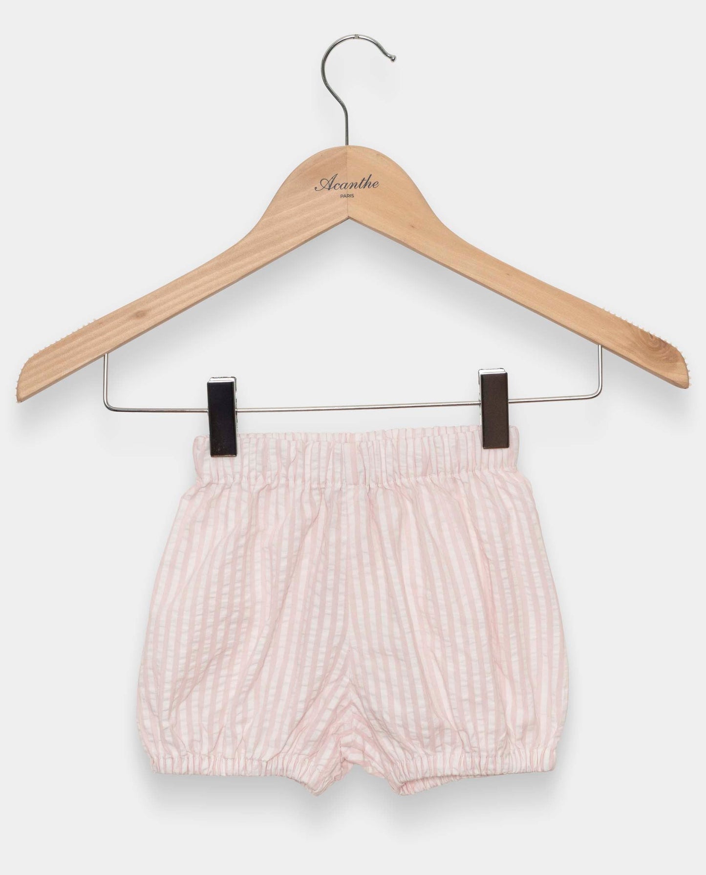 bloomer seersucker rayure rose