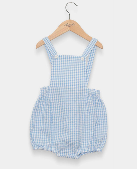 bloomer bavette seersucker vichy ciel