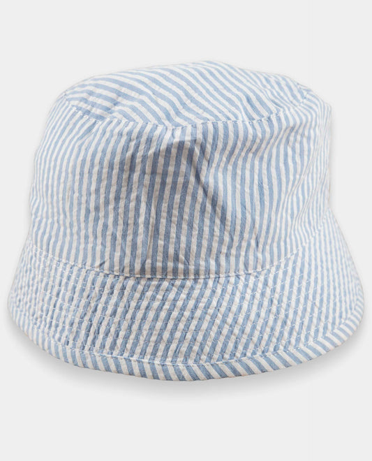 bob seersucker rayure ciel