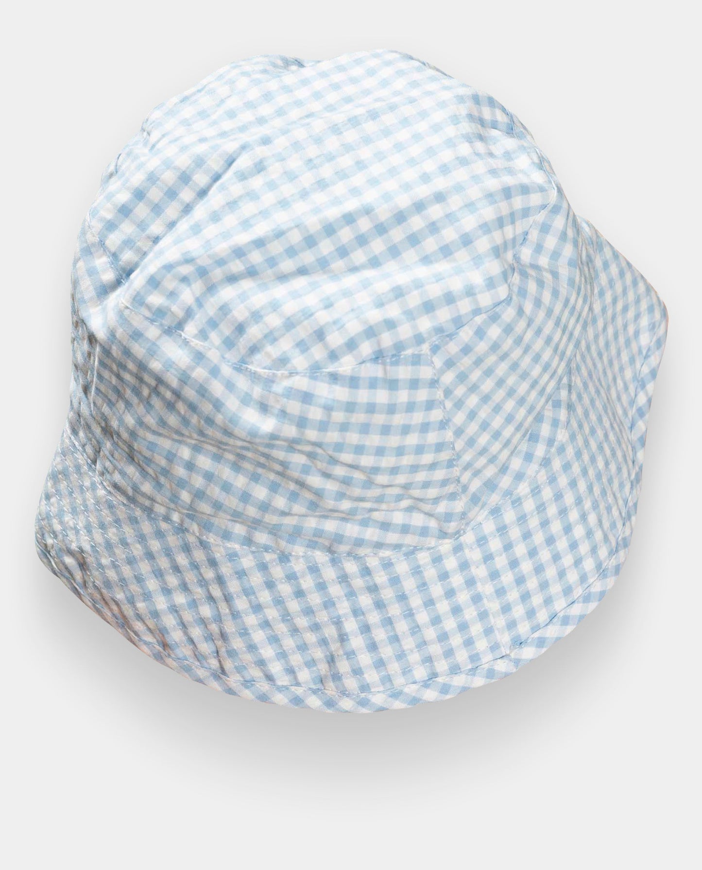 bob seersucker vichy ciel