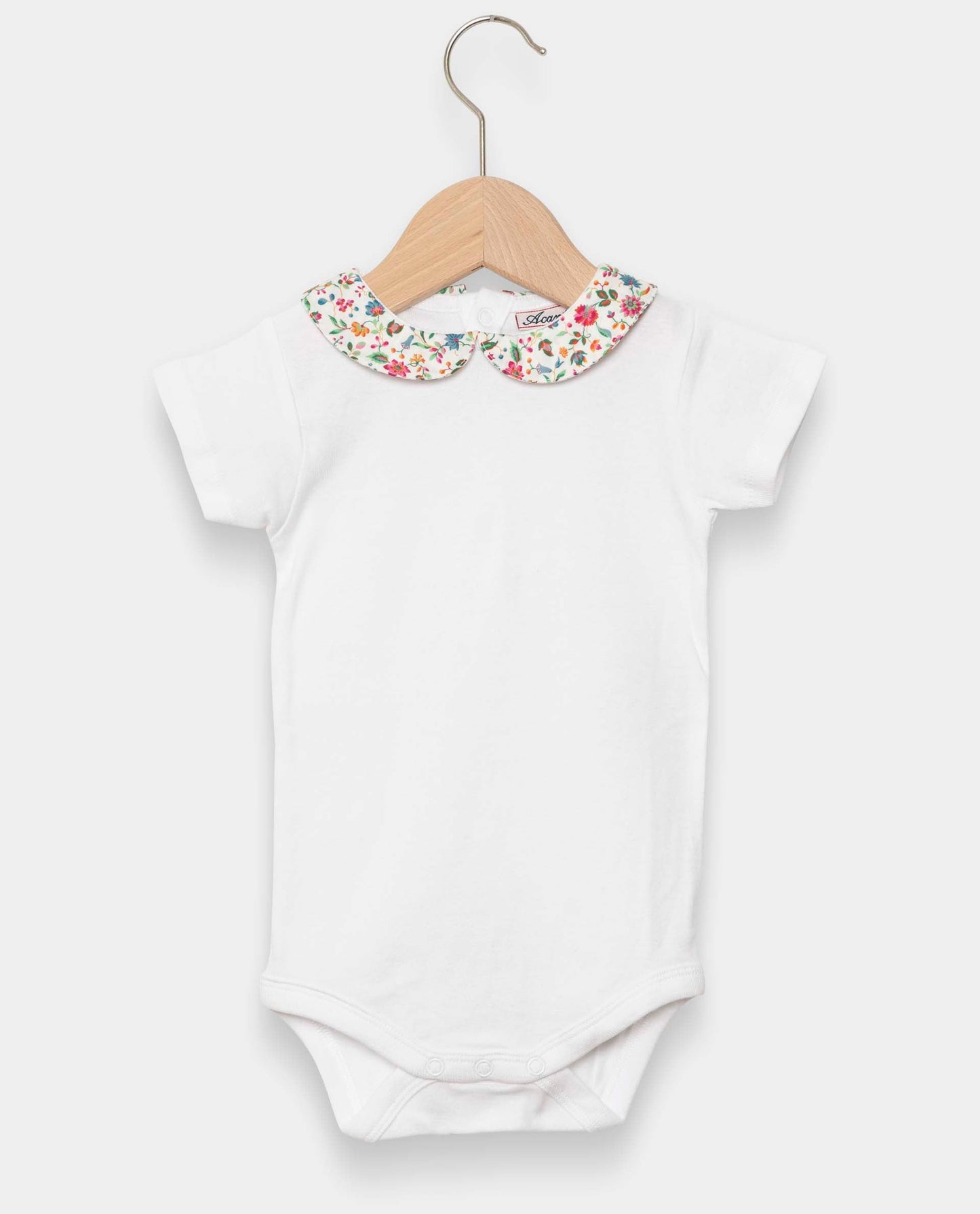 body col rond Liberty mc blanc/Liberty Luna Belle