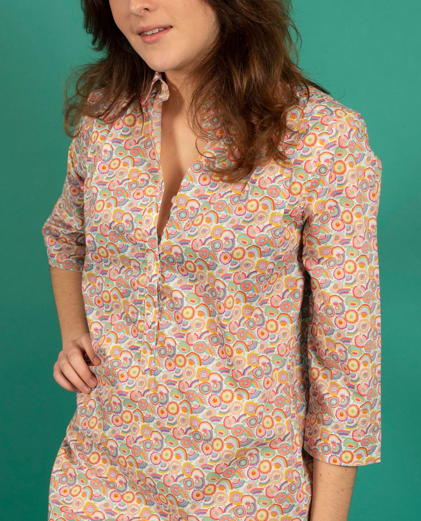 robe chemisier manches 7/8 Liberty Liberty Badminton