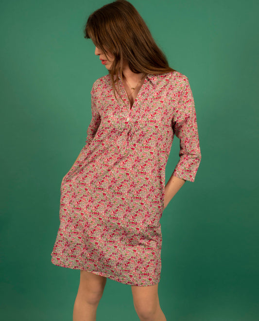 robe V croisé Liberty Liberty Poppy Forest