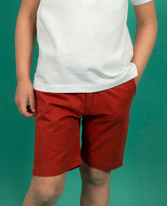 pantalon boule twill terracotta