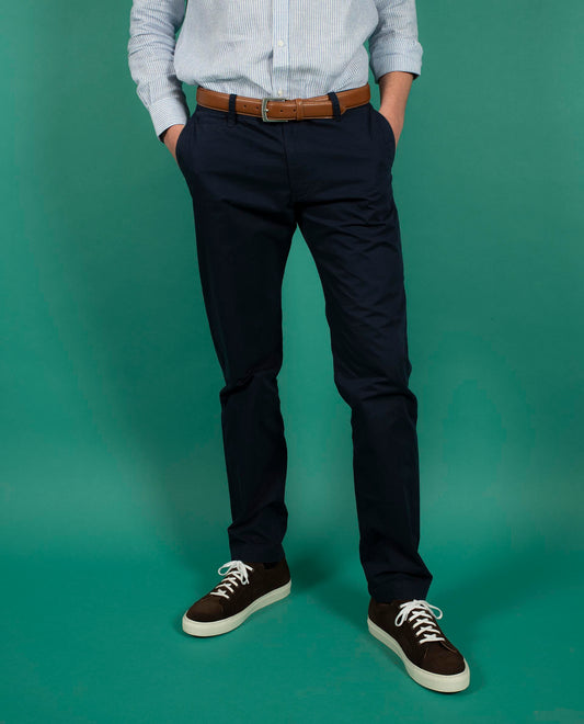 pantalon twill Marine