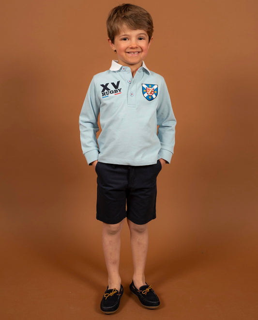 polo rugby ml Bleu
