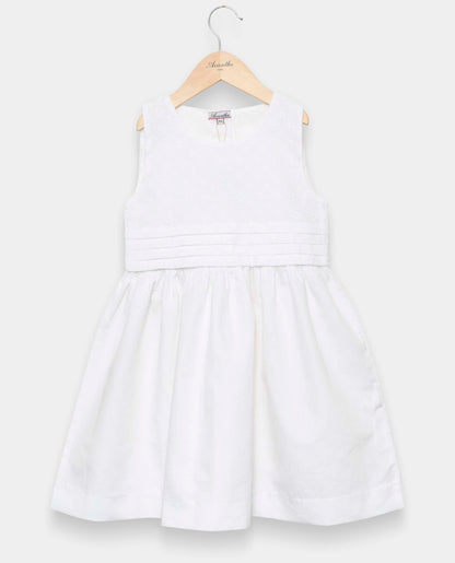 robe broderie anglaise Blanc