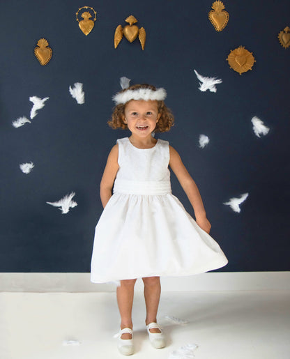 robe broderie anglaise Blanc