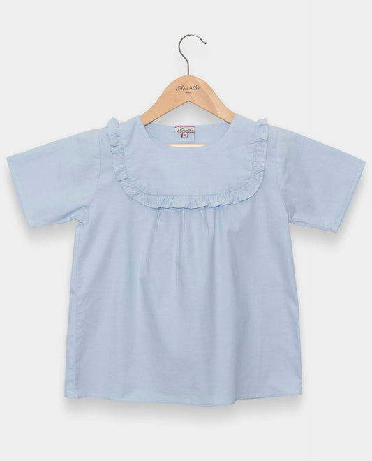 blouse volant JF Ciel