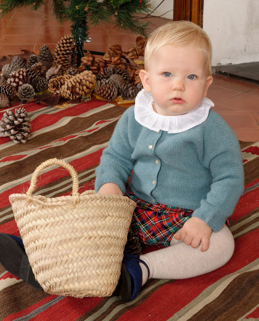 chemisier classique lin rayé bleu