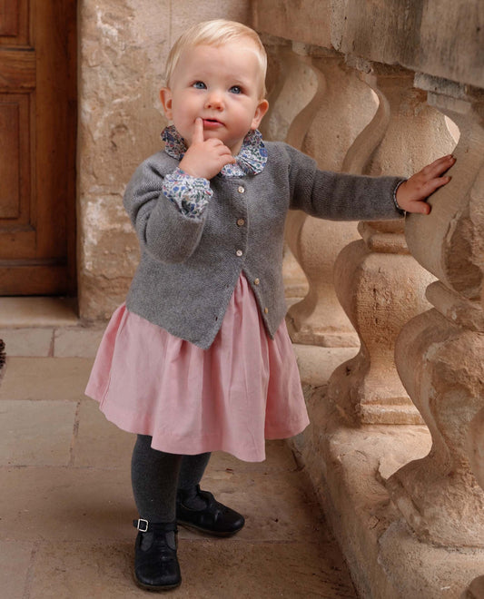 cardigan point mousse 100 lwl Gris