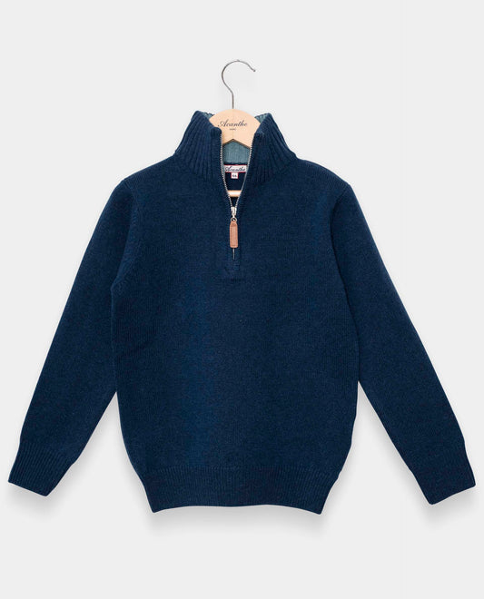 pull zip camionneur 100 lwl marine clair