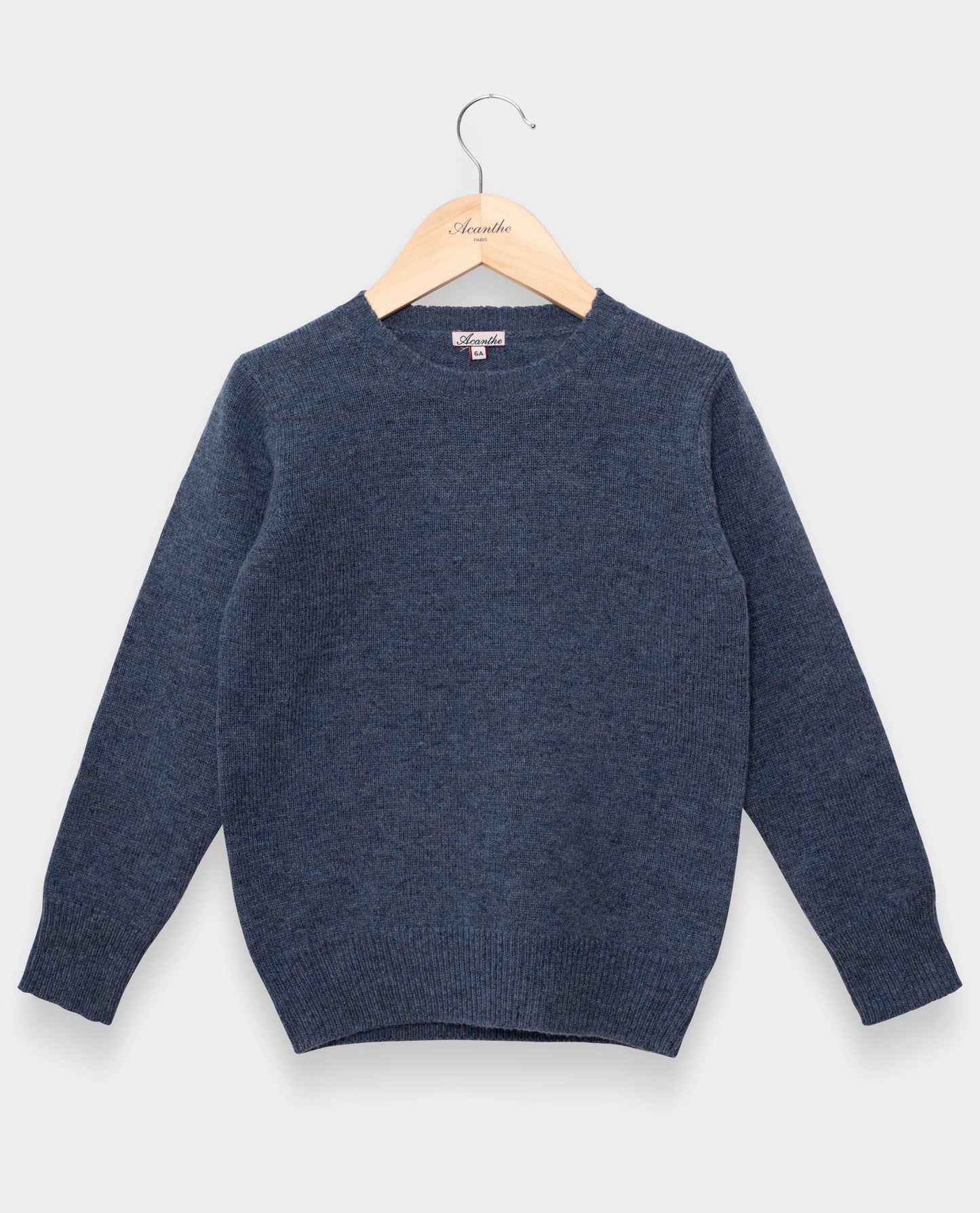pull col rond 100 lwl Denim