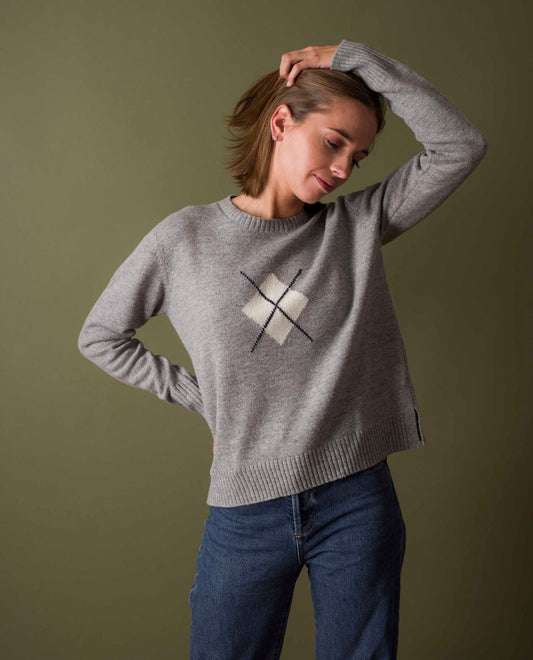 pull losange 100 lwl Gris