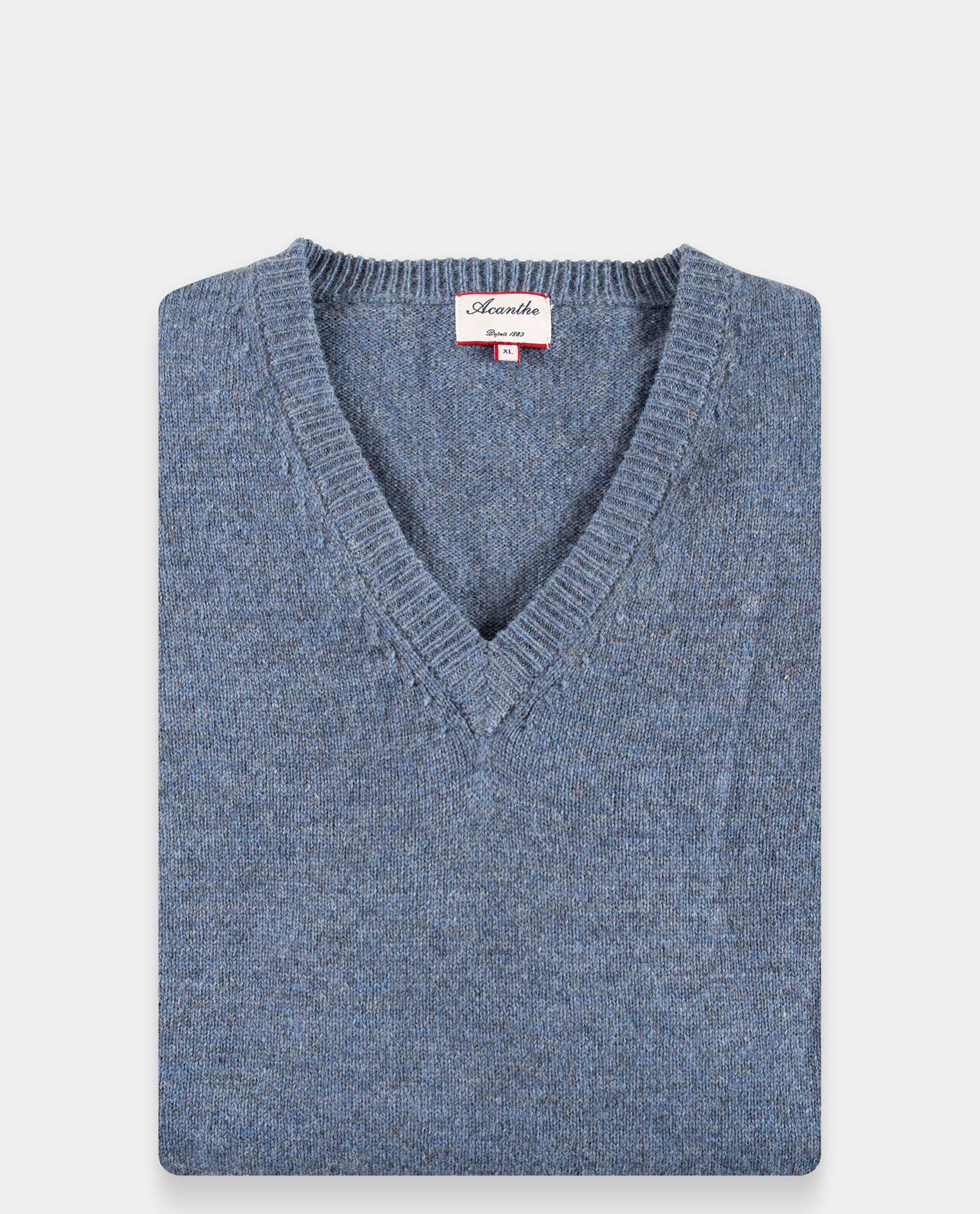 pull col V 100 lwl Denim