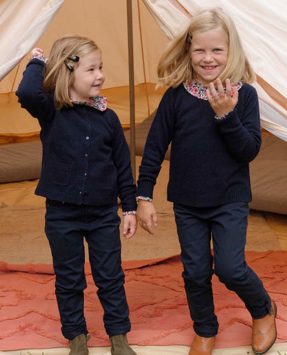 cardigan bord point mousse JF Marine