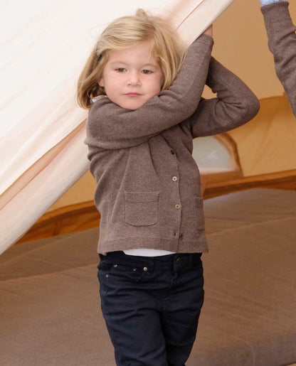 cardigan bord point mousse JF Brun