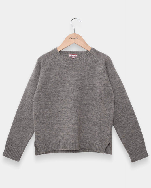 pull col rond 100 lwl Gris