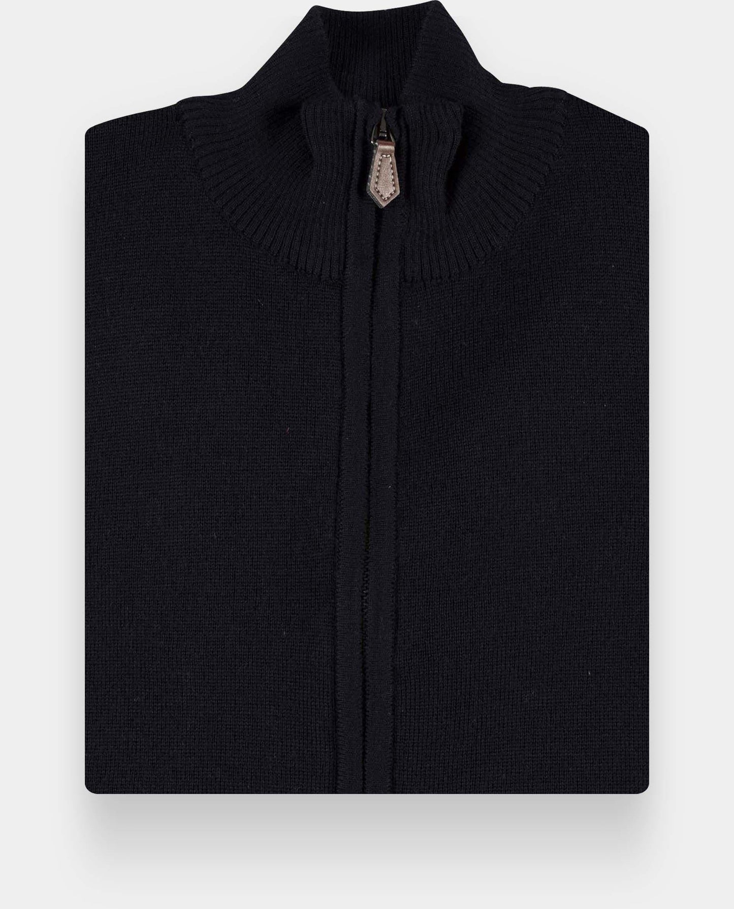 cardigan zippé merinos maille Milano Marine