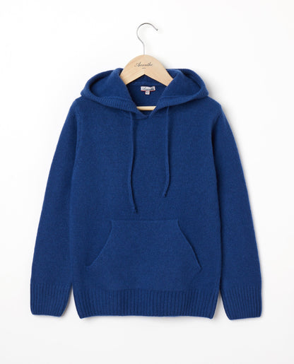hoodie 10 cachemire Bleu