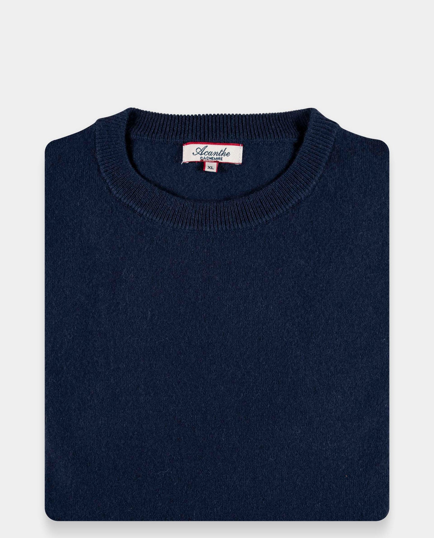 pull col rond 100 cachemire Indigo