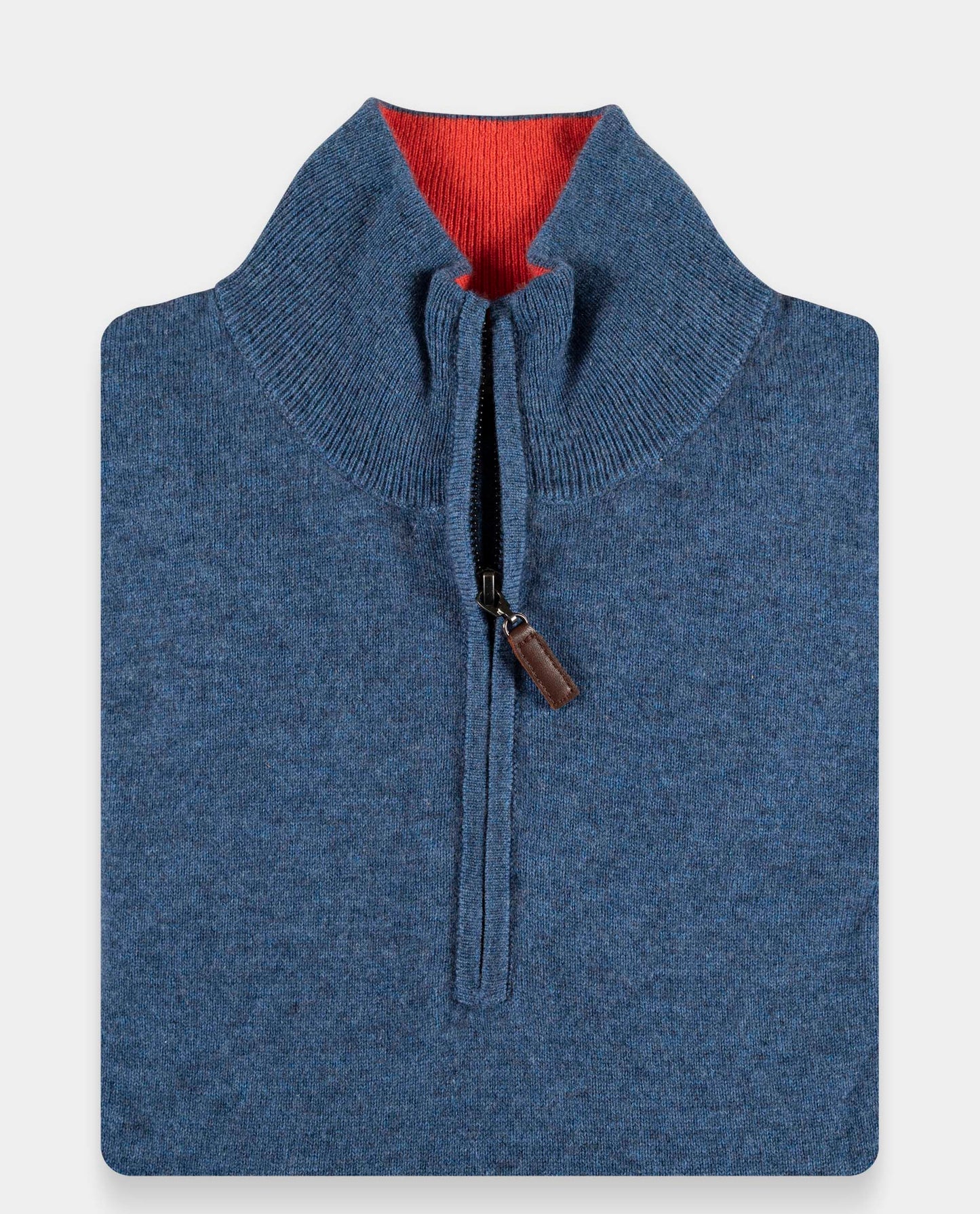 pull zip camionneur 30 cachemire Denim