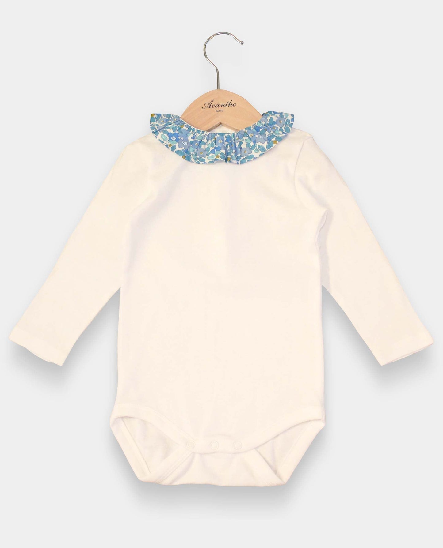 body col volanté Liberty ml blanc/Liberty Betsy Berry