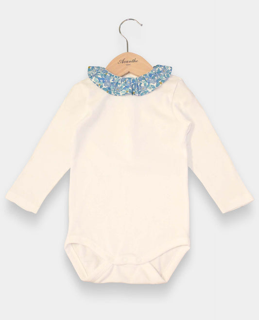 body col volanté Liberty ml blanc/Liberty Betsy Berry