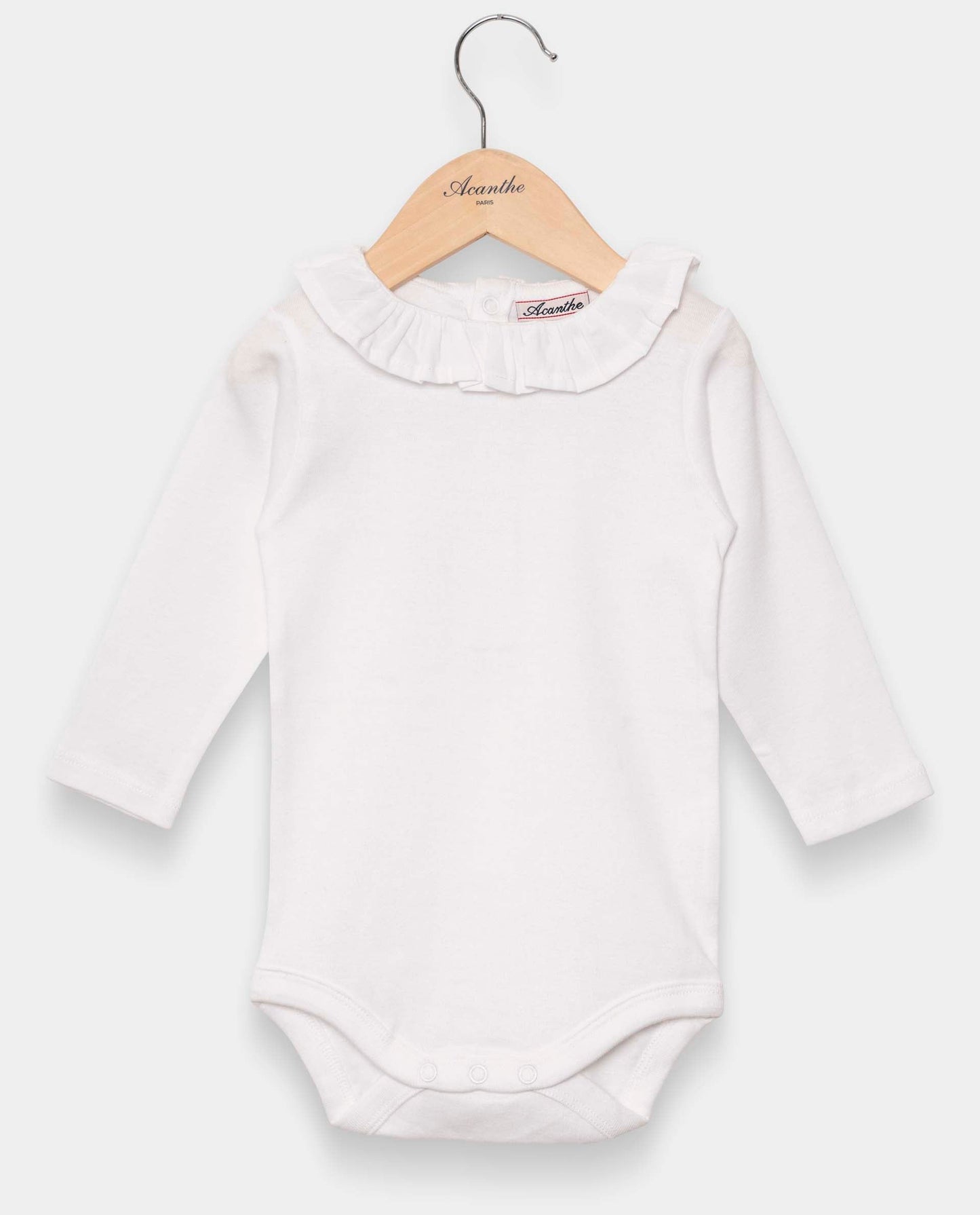 body col volanté ml Blanc