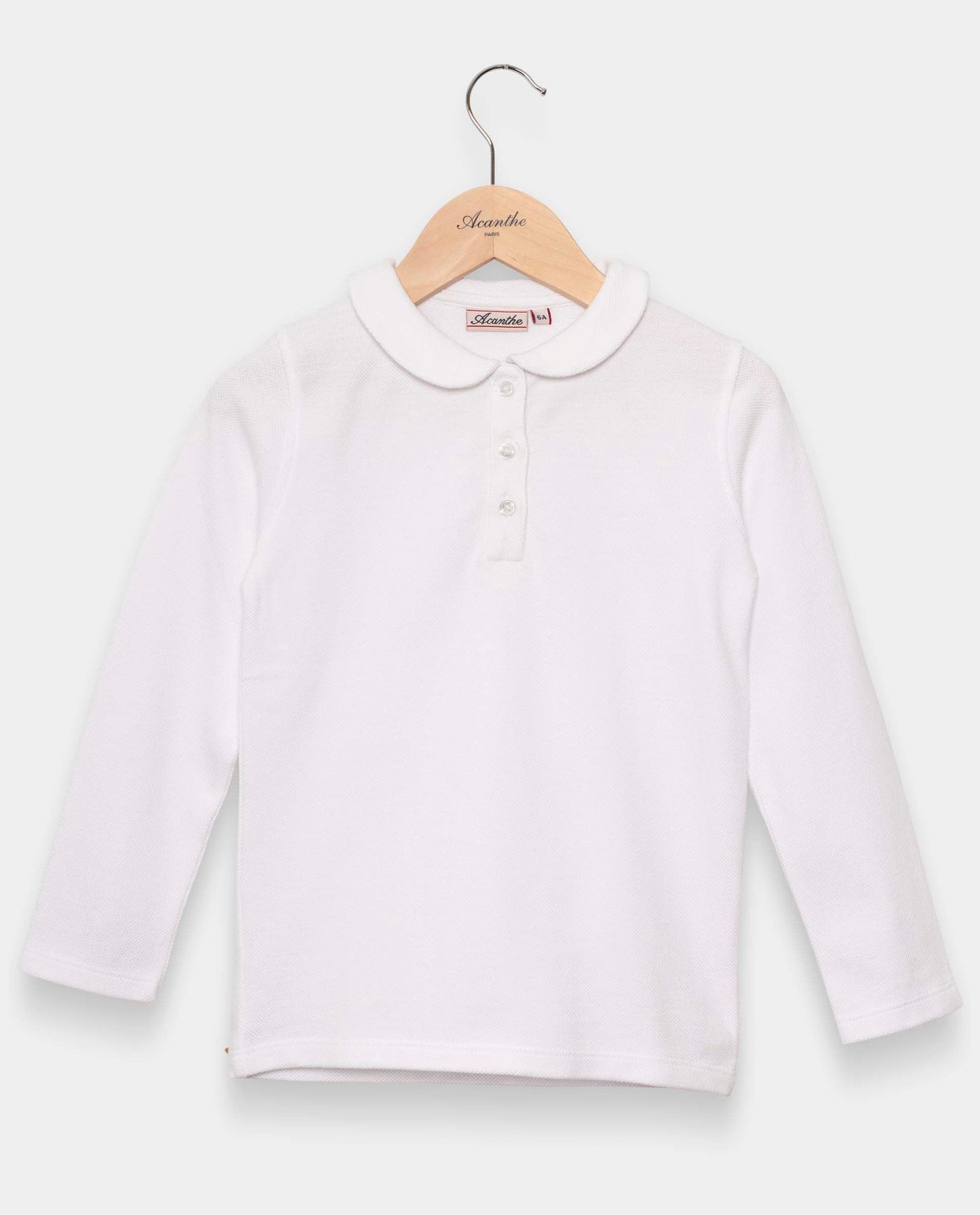 polo piqué ml Blanc