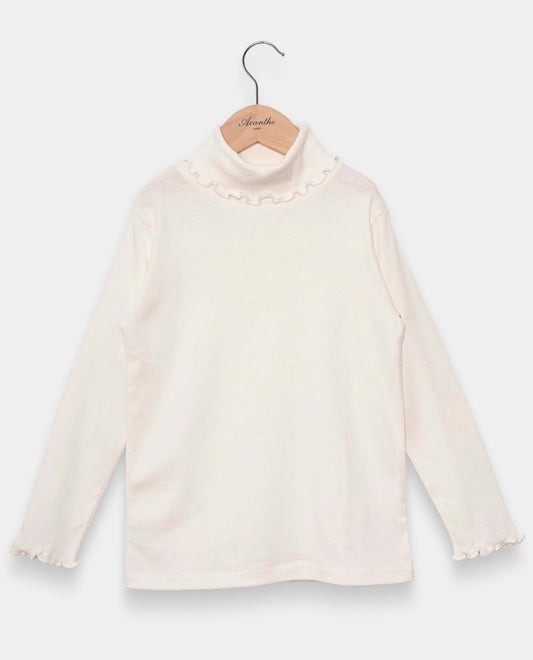 sous pull point bourdon Ecru