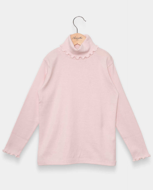 sous pull point bourdon Rose pà¢le
