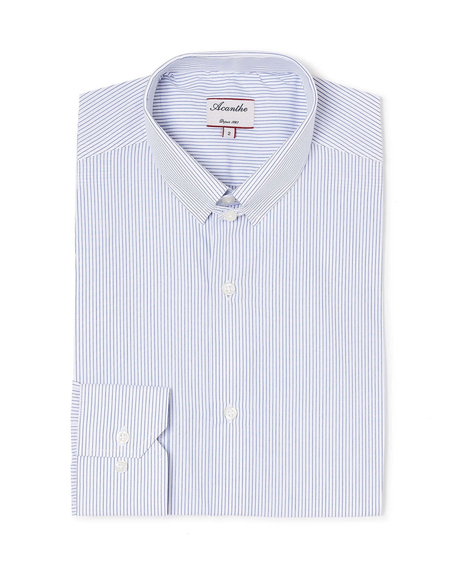 Chemise CA regular Rayure bleu N17