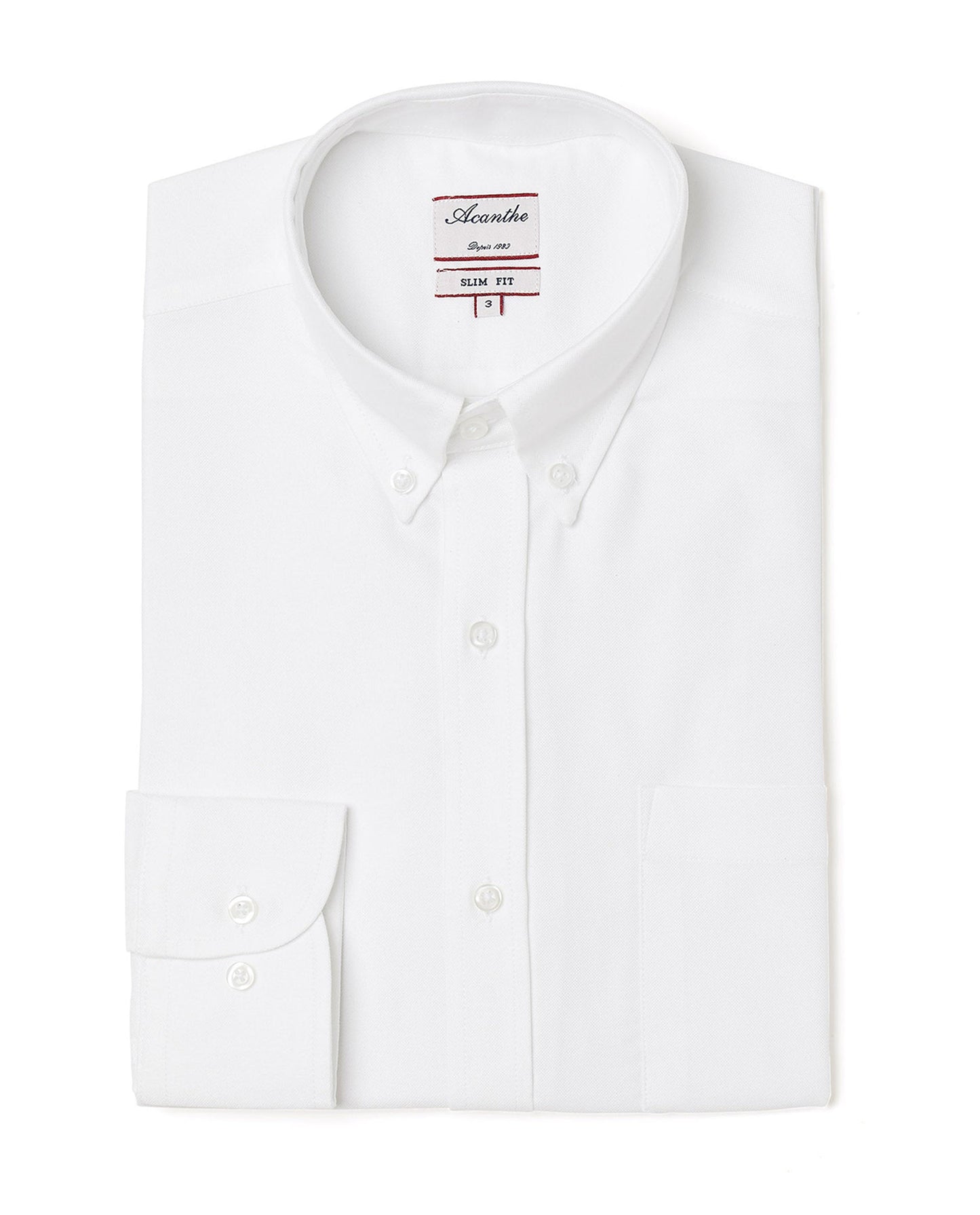 Chemise CB fit Oxford blanc N13