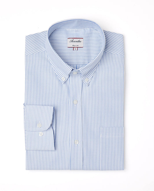Chemise CB regular Oxford rayé ciel N8