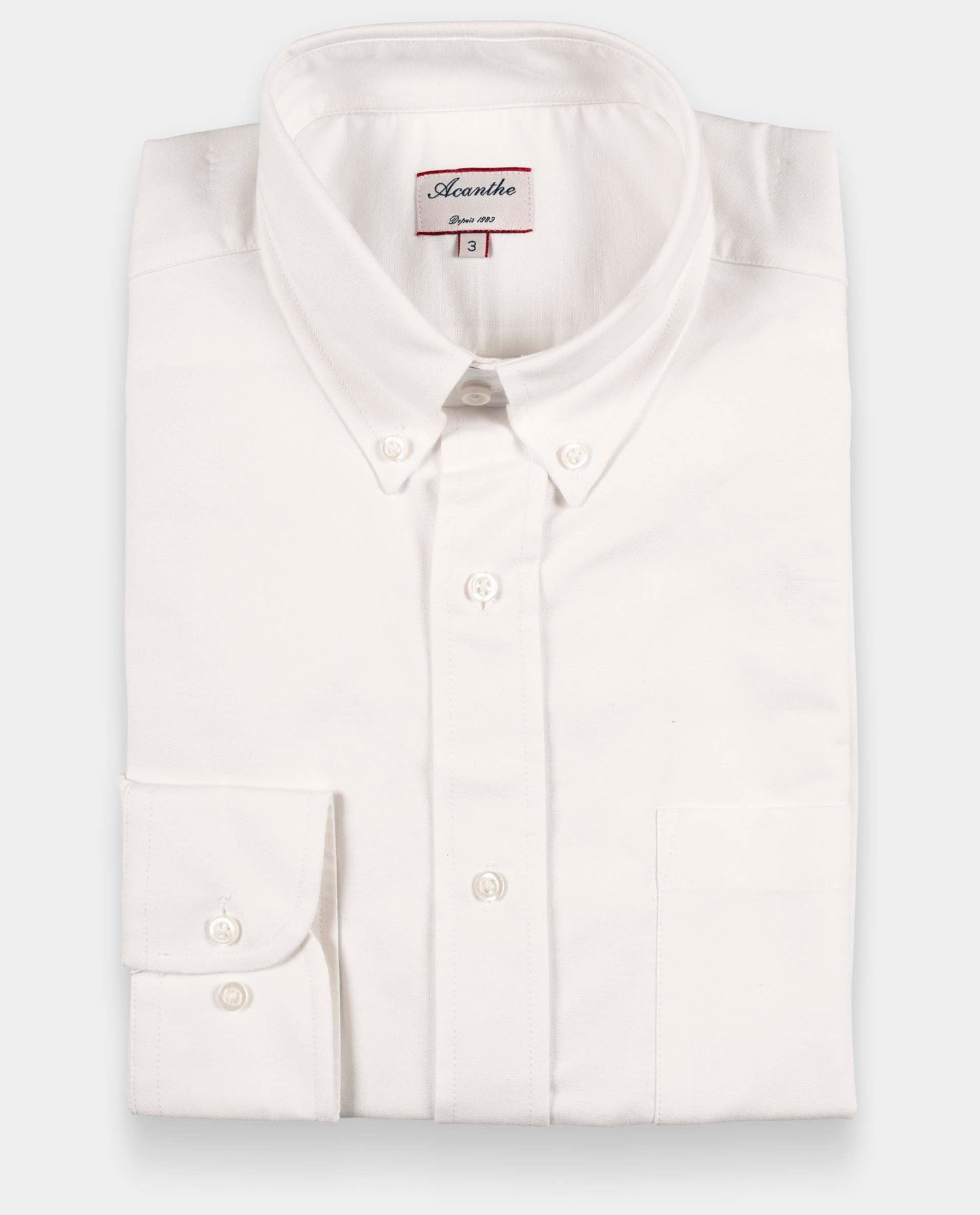 Chemise CB regular Oxford blanc N13
