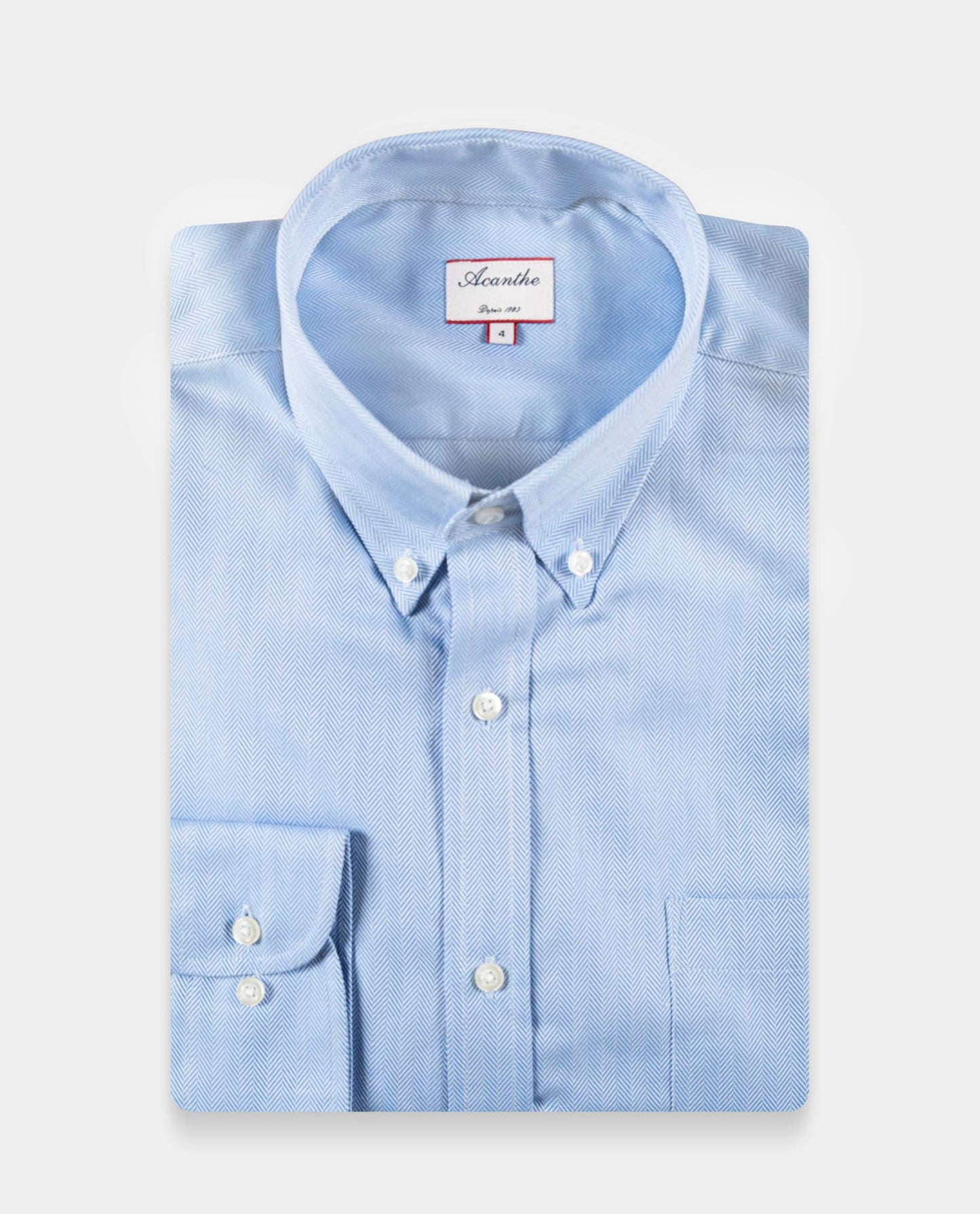 Chemise CB regular Grand chevron bleu N3