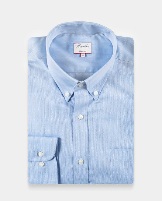 Chemise CB regular Grand chevron bleu N3