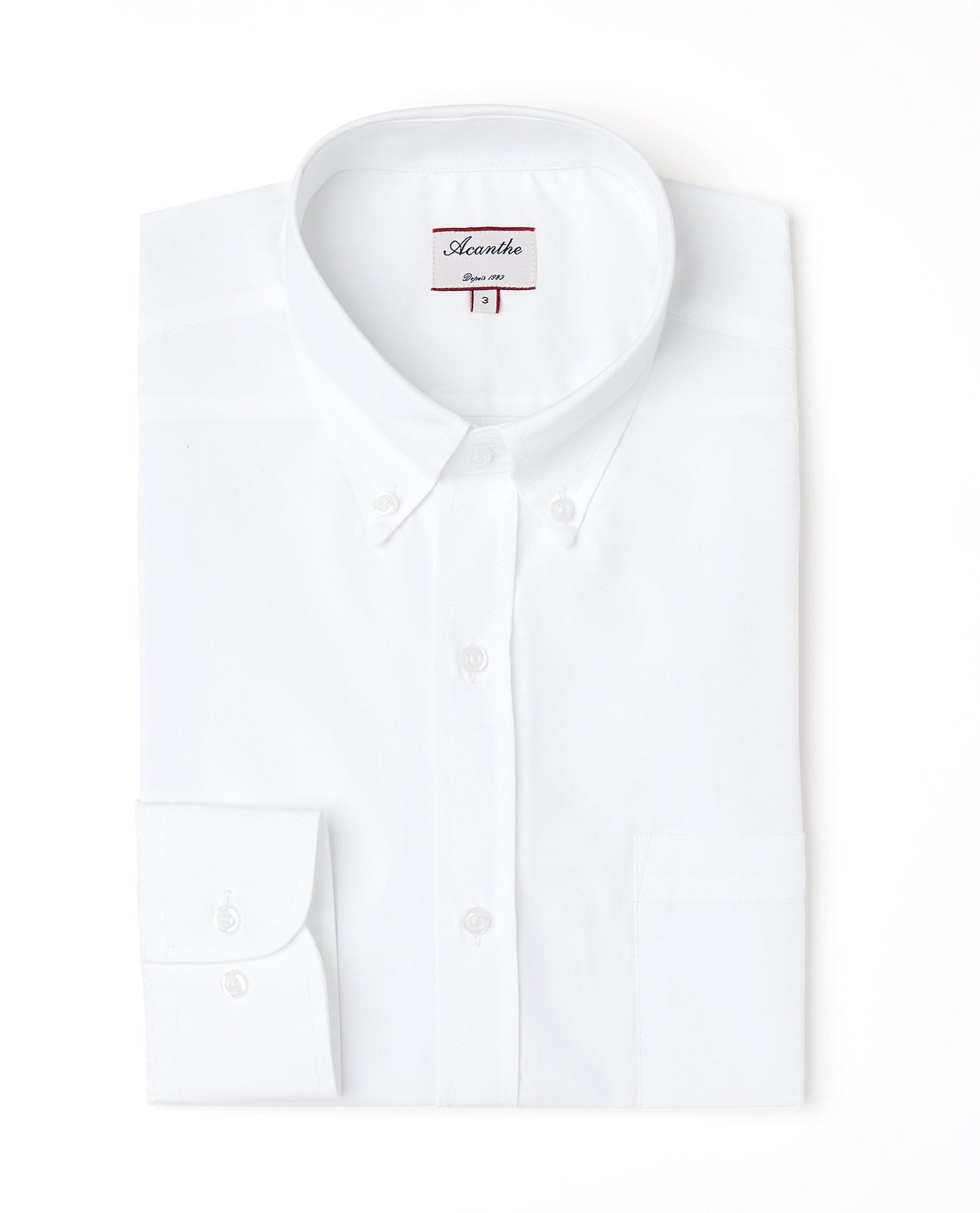 Chemise CB regular Popeline blanche N12