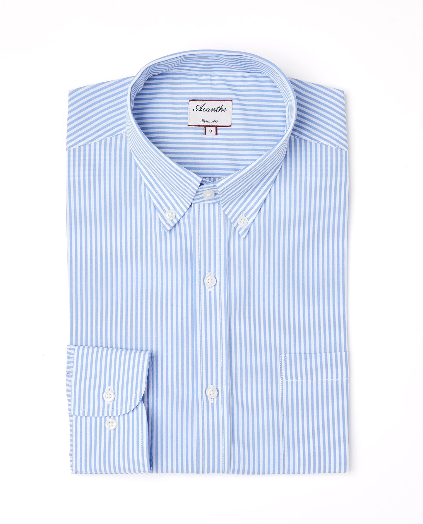 Chemise CB regular Rayure bleu N19