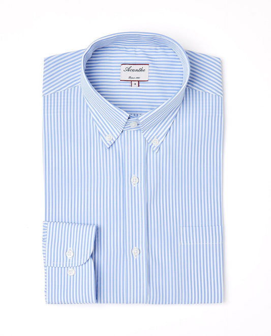 Chemise CB regular Rayure bleu N19