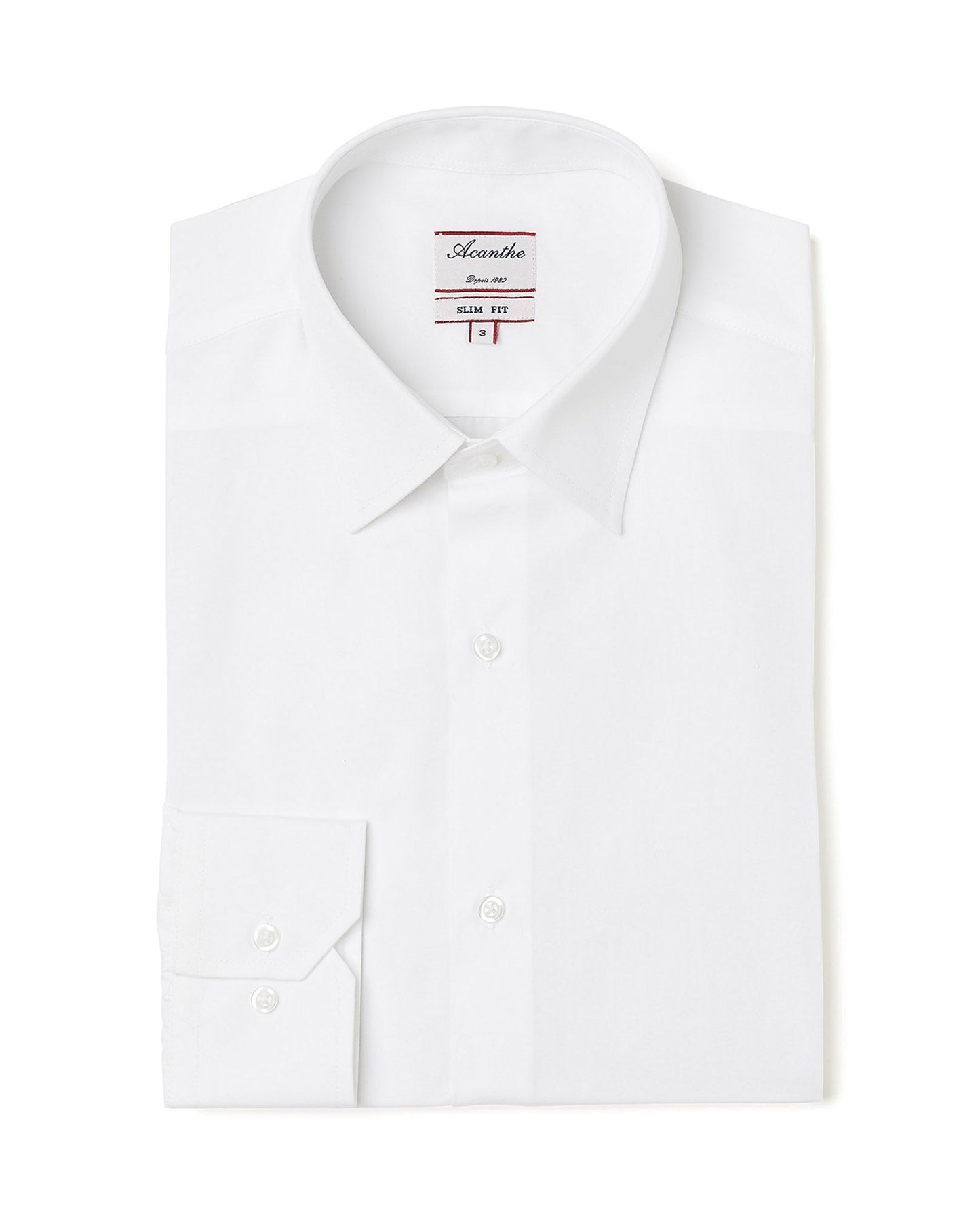 Chemise CI fit Popeline blanche N12