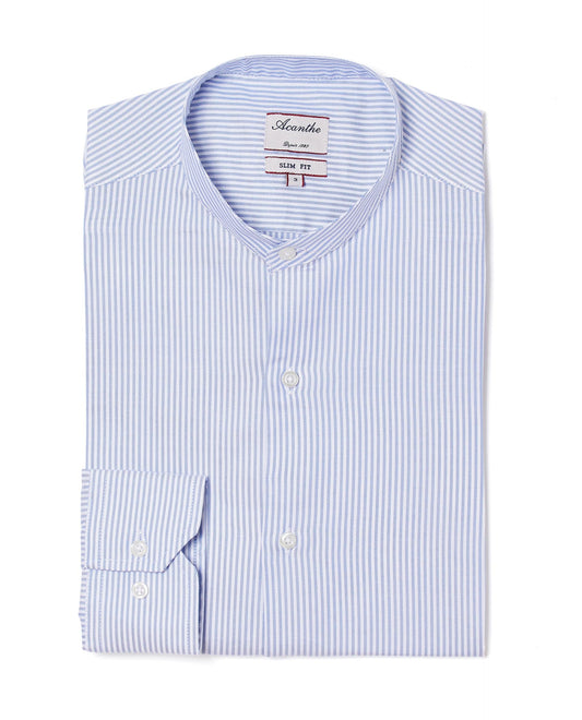 Chemise CM fit Oxford rayé ciel N8